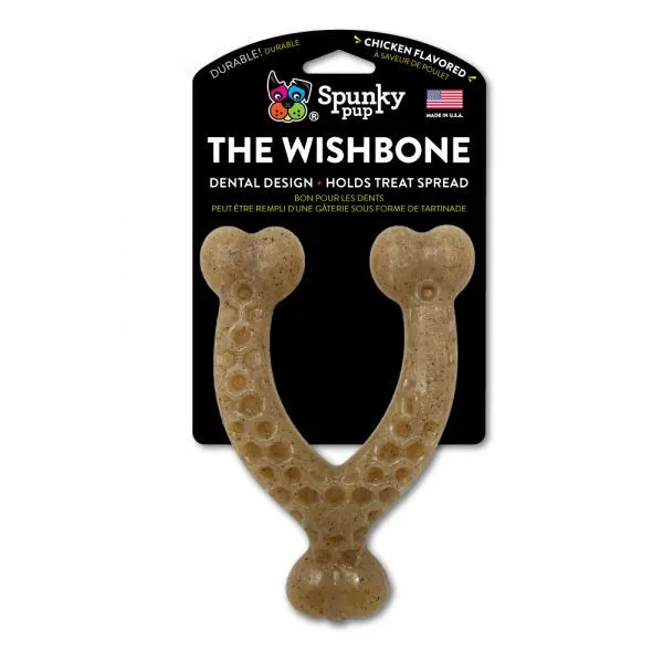 1ea Spunky Pup Wishbone- Large - Toys